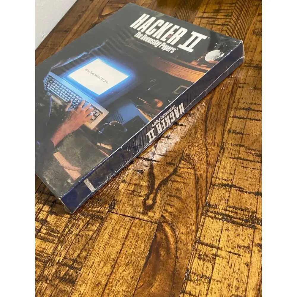 New Sealed Hacker II The Doomsday Papers Activision 1986 C64 Commodore 64/128